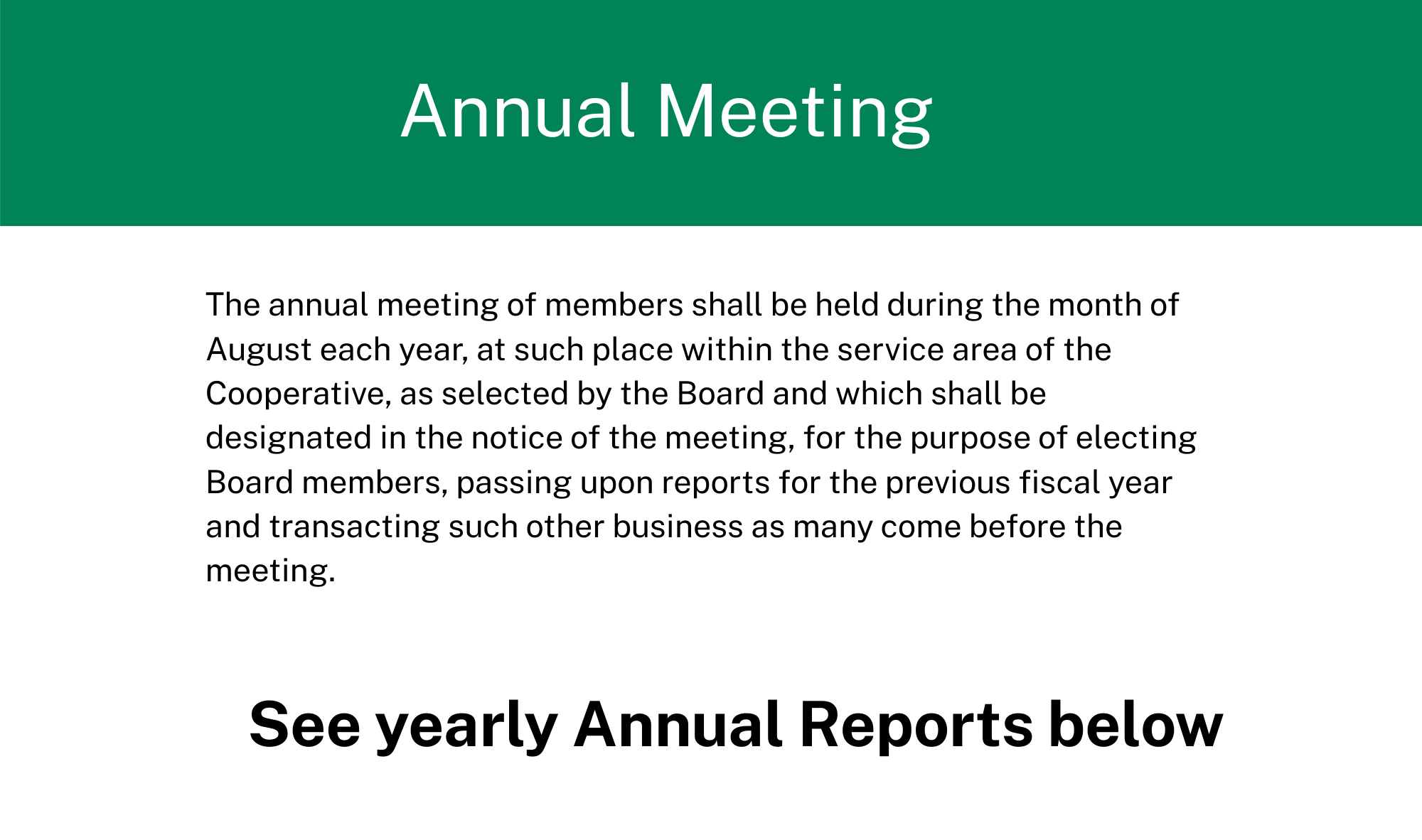 Annual Meeting