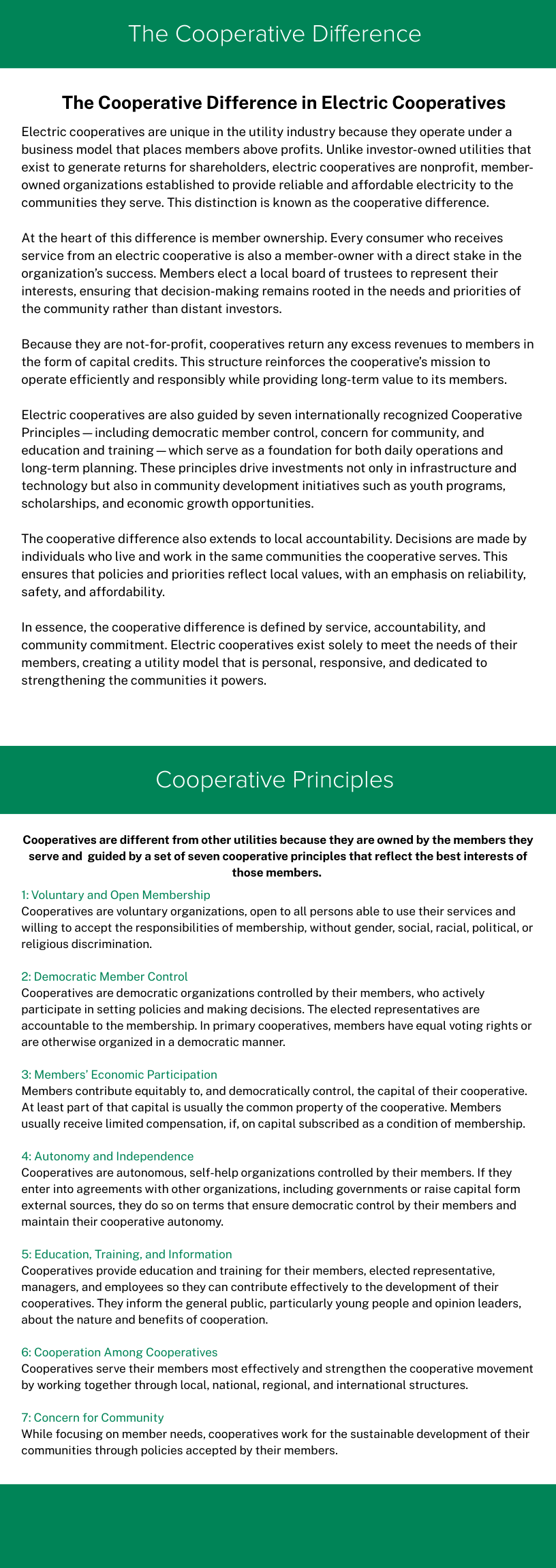 The Cooperative Difference 